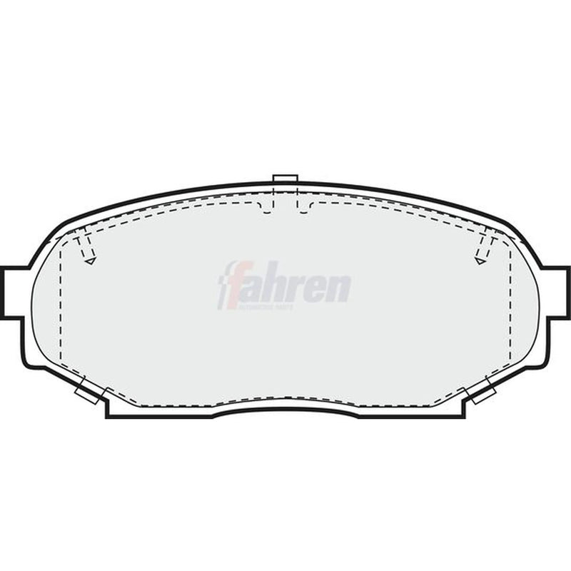 Fahren Front & Rear Pads fits Mazda MX-5 1990-1998 1.6