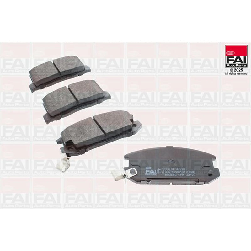 FAI Rear Brake Pad Set BP673