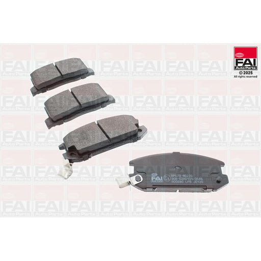 FAI Rear Brake Pad Set BP673