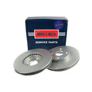 Borg & Beck 2 x Vented Front Brake Discs BBD5476-x2