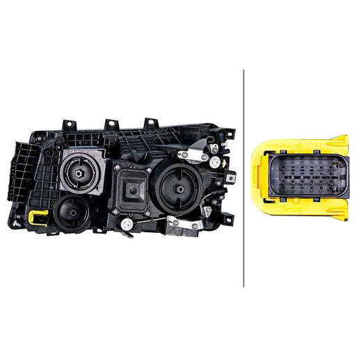 Hella Headlight Headlamp H7 Right 1LH 011 804-081