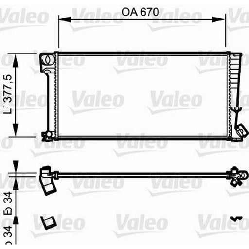 Valeo Engine Radiator 731743