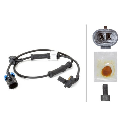 Hella ABS Wheel Speed Sensor Front 6PU 230 040-401