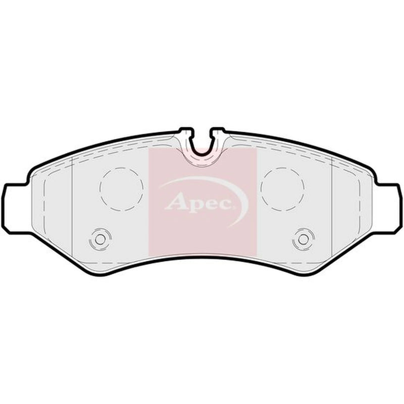 Apec Rear Brake Pad Set PAD2248