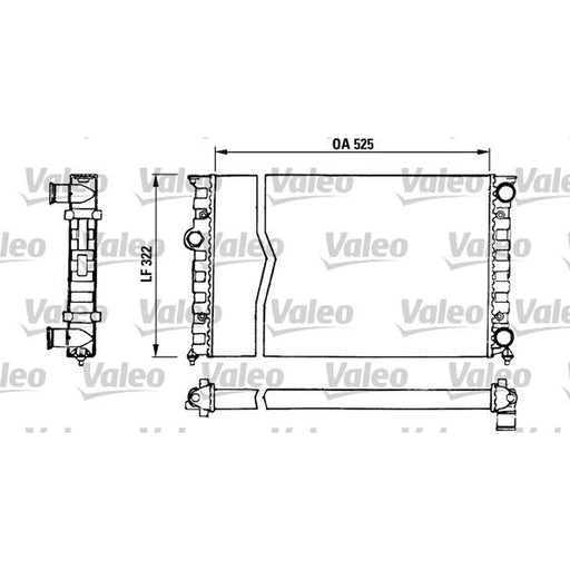 Valeo Engine Radiator 730505