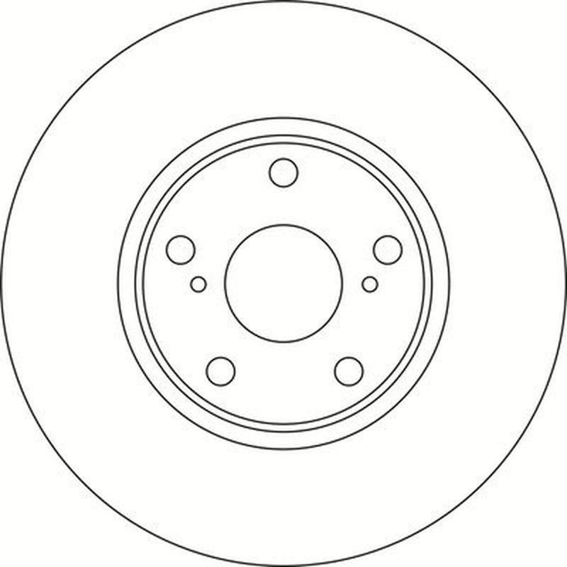 Abtex 2 x Vented Front Brake Discs BD1606V-x2
