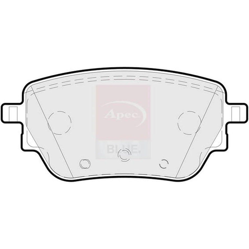 Apec Rear Brake Pad Set PD3918