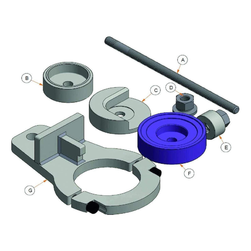 Laser Rear AXLe Beam Bush Kit - for Vauxhall/Opel 6603 Laser  - Town Parts