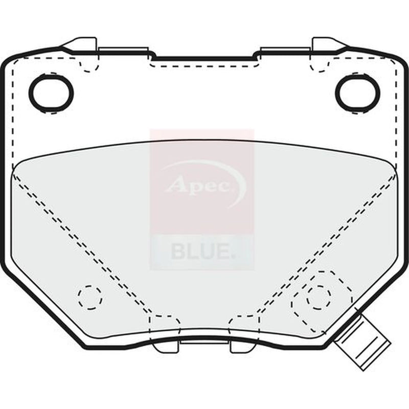 Apec Rear Brake Pad Set PD3442