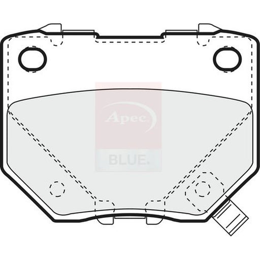 Apec Rear Brake Pad Set PD3442