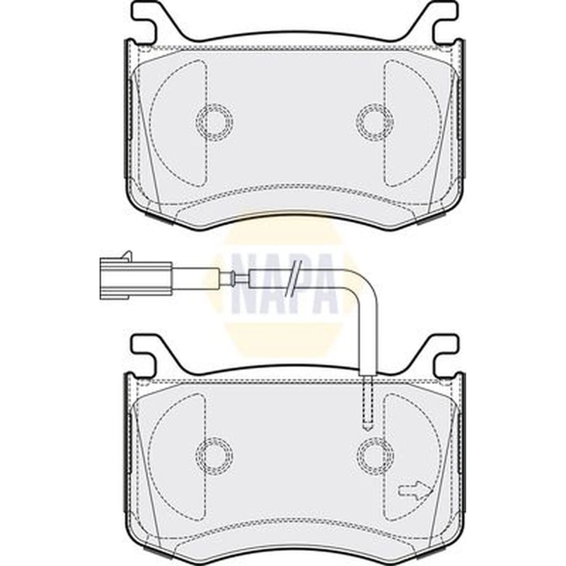 NAPA Front Brake Pad Set NBP1903