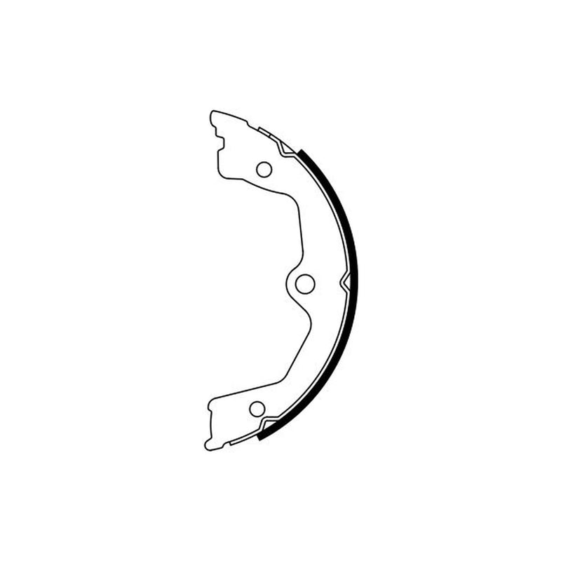 Bosch Parking Brake Shoe Set 0 986 487 931