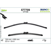 Valeo Aerotwin Front Wiper Blade Set 750mm + 600mm — 577709