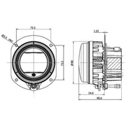 Hella Headlamp De-Zf Di Md12/24 1F0 Right 1F0 011 988-071 1 220 497 6 1F0 011