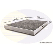 Comline Cabin Air Filter (Pollen Filter) EKF291A
