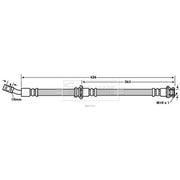 Borg & Beck Brake Hydraulic Hose Line Front Right BBH7703