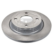 Febi 2 x Solid Rear Brake Discs 105850