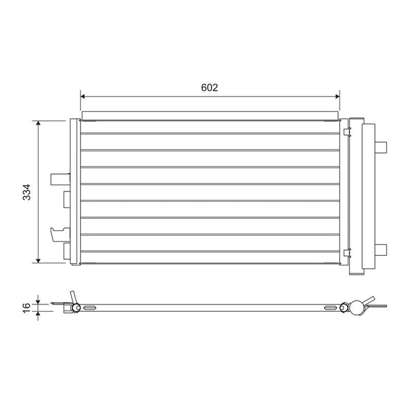 Valeo Air Conditioning Condenser 822752