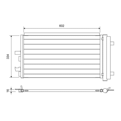 Valeo Air Conditioning Condenser 822752