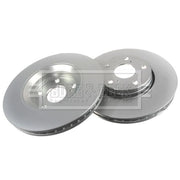 Borg & Beck 2 x Vented Front Brake Discs BBD4745-x2