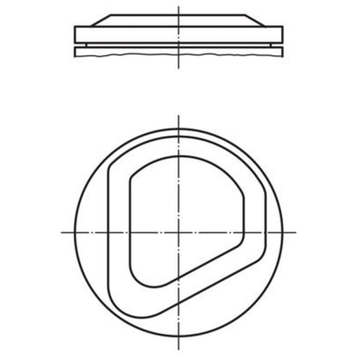 Mahle Piston Cylinder Bore = 89mm 082 49 00