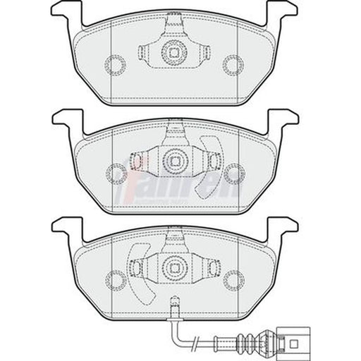 Fahren Front Brake Pad Set fits Audi A3 2013-2020 1.6
