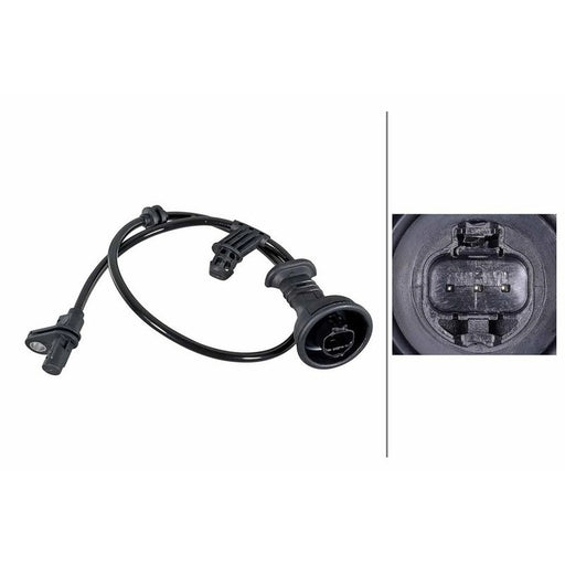 Hella ABS Wheel Speed Sensor Rear 6PU 358 252-041