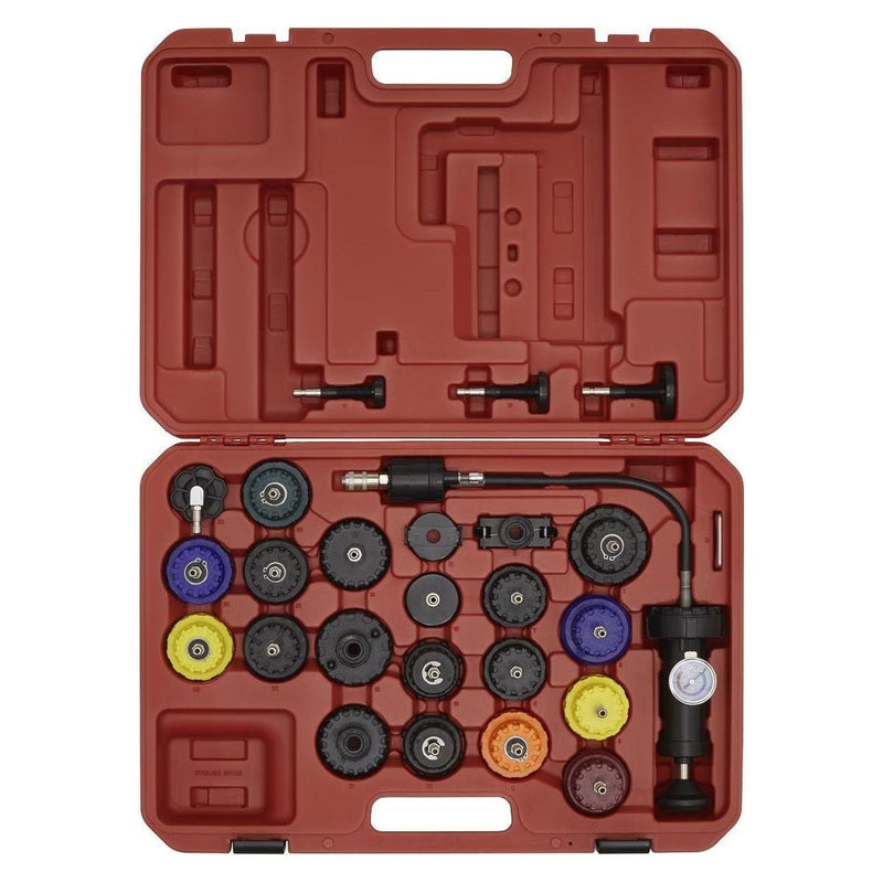 Sealey Cooling System Pressure Test Kit 25pc VS0011 Sealey  - Town Parts