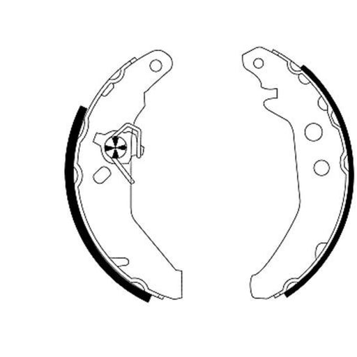 Textar Brake Shoe Set Axle Kit 91041900