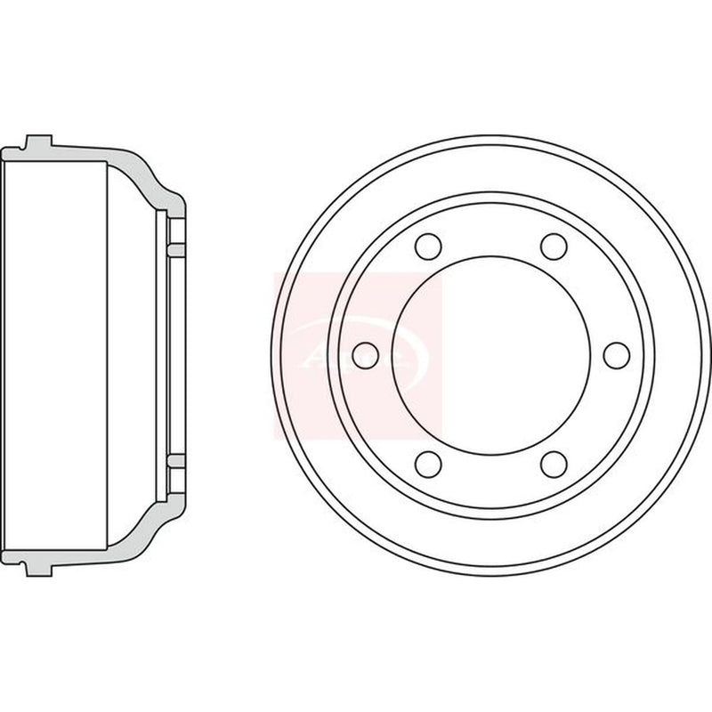 Apec Brake Drum Assembly Rear DRM9804