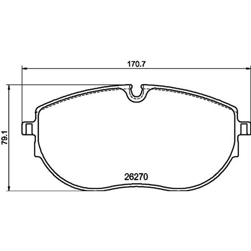 Mintex Front Brake Pad Set MDB4284