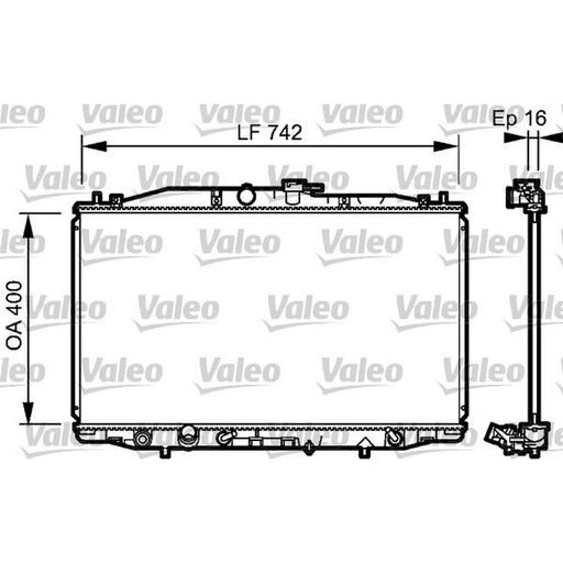 Valeo Engine Radiator 735049