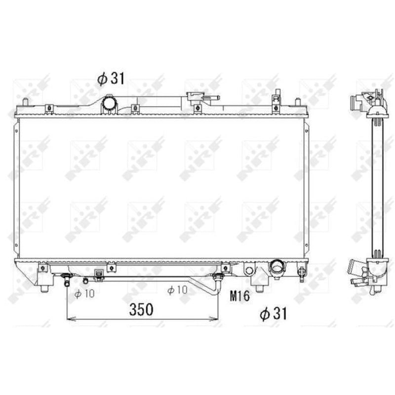 NRF Engine Radiator 53264