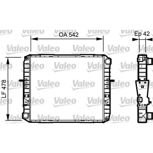 Valeo Engine Radiator 733483