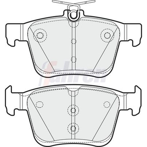 Fahren Rear Brake Pad Set FBP3366