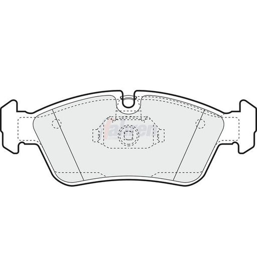 Fahren Front Brake Pad Set fits BMW 3 1997-2007