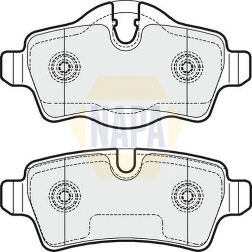 NAPA Rear Brake Pad Set NBP1088