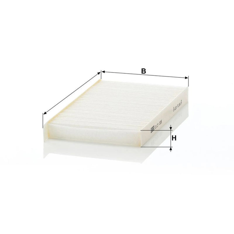 MANN-FILTER Cabin Air Filter (Pollen Filter) behind CU 21 005-2