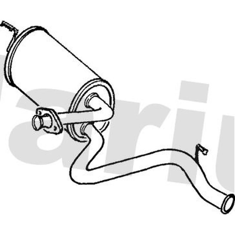 Klarius Box With Tail Pipe Rear LR145J