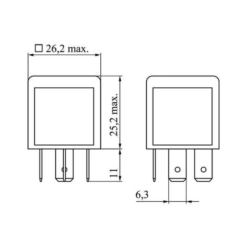 Bosch Main Power Relay 0 986 332 022