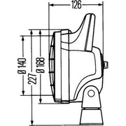 Hella Worklight High 1G4 003 470-031