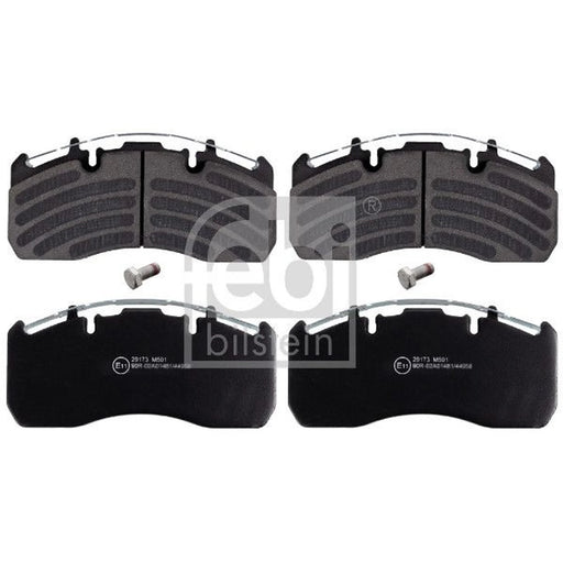 Febi steered trailing axle Brake Pad Set 16906