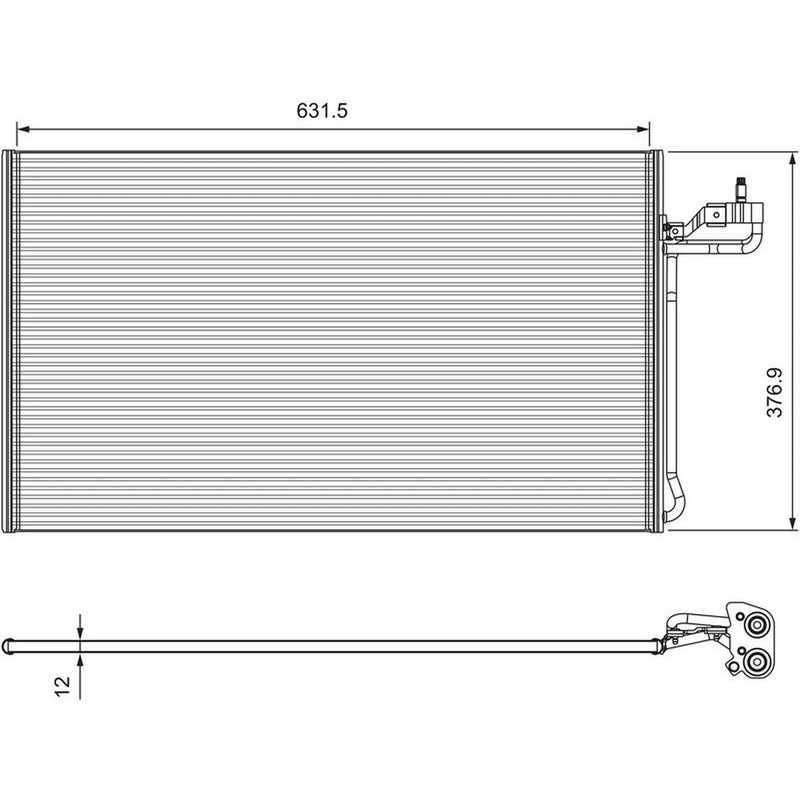 Valeo Air Conditioning Condenser 814322