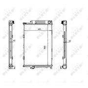 NRF Engine Radiator 507620