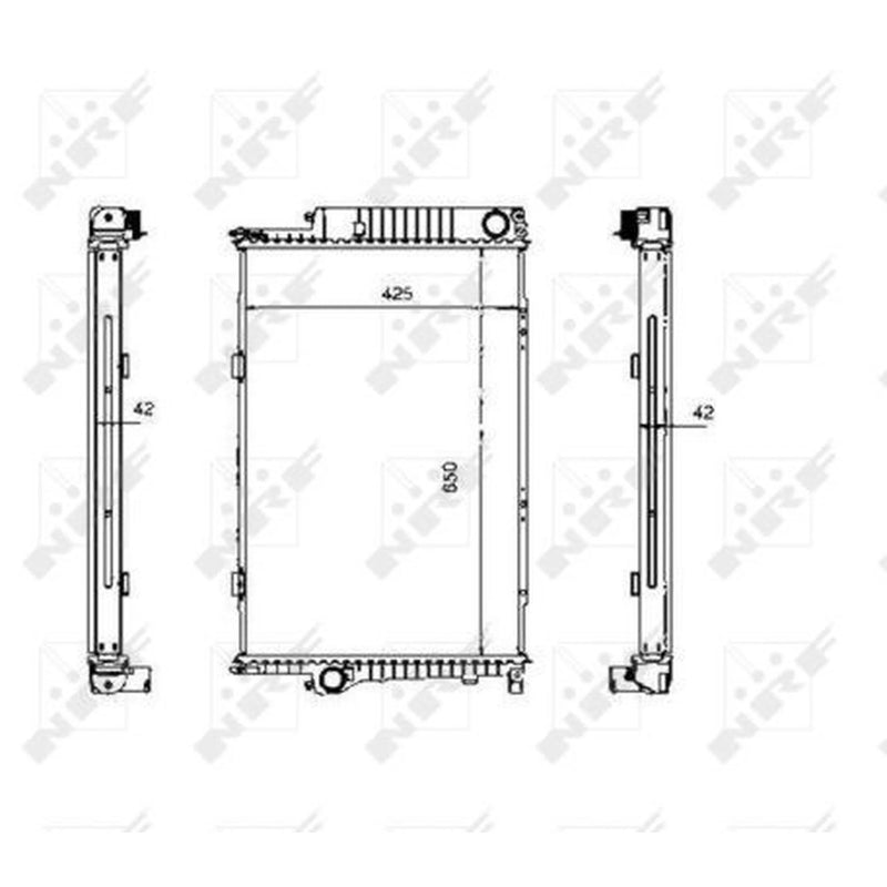 NRF Engine Radiator 507620