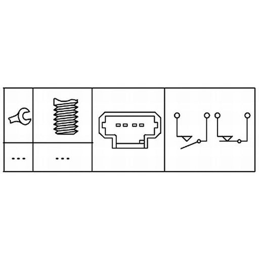 Hella Brake Light Switch 6DD 008 622-811