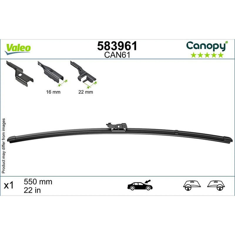 Valeo Driver side Wiper Blades 583961