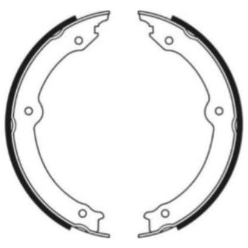 Textar Parking Brake Shoe Set 91087100