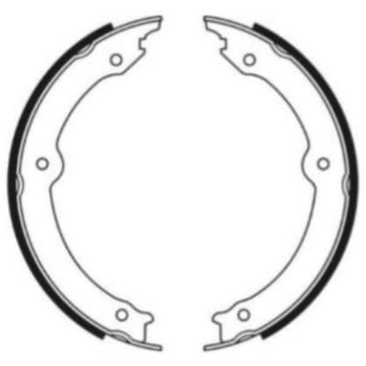 Textar Parking Brake Shoe Set 91087100