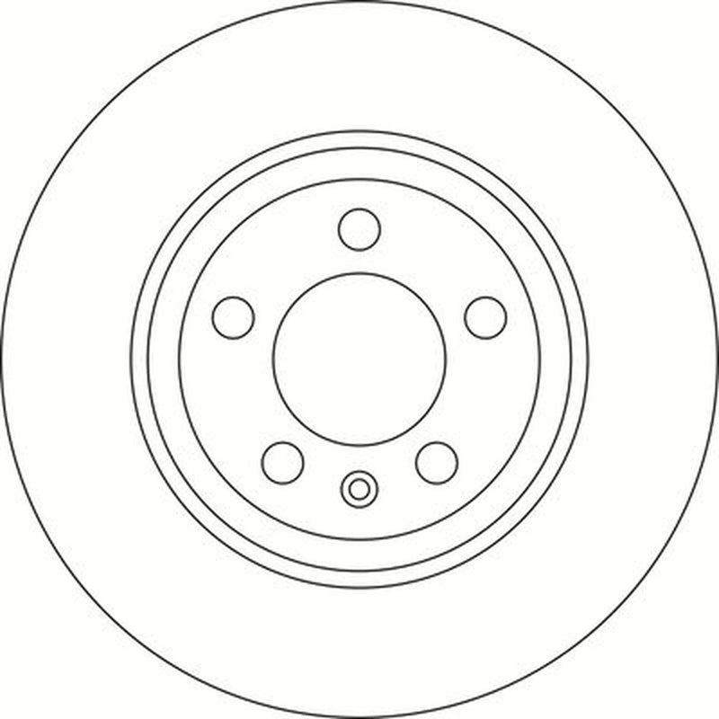 Abtex 2 x Solid Rear Brake Discs BD2102S-x2